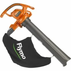 FLYMO Aspirateur Souffleur Broyeur électrique PowerVac 3000 - 3000W / Vitesse De Soufflerie 310 Km/h / Capacité D’aspiration > 10 M³/min / Sac De 45L / Poignées Ergonomiques (967658162) -Aspirateur souffleur Soldes Magasin 55014854 2