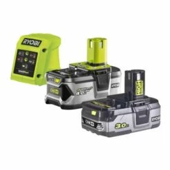 Pack RYOBI Souffleur 18V OnePlus Turbo Jet RY18BLA-140 - 1 Batterie 3.0Ah High Energy - 1 Batterie 4.0 Ah - 1 Chargeur -Aspirateur souffleur Soldes Magasin 59257464 3