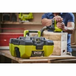 Pack RYOBI Aspirateur D'atelier 18V One Plus R18PV-0 - 1 Batterie 3.0Ah High Energy - 1 Batterie 5.0Ah - Chargeur Rapide -Aspirateur souffleur Soldes Magasin 59958859 3