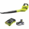 Pack RYOBI Souffleur Hybride 18V OnePlus OBL1820H - 1 Batterie 3.0Ah High Energy - 1 Chargeur Ultra Rapide -Aspirateur souffleur Soldes Magasin 60247081 1