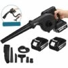 JMAX 1500W Souffleur De Feuilles Sans Fil Aspirateur Souffleur Avec 2x Batterie 22900mah Et Chargeur 1 JMAX 1500W Souffleur De Feuilles Sans Fil Aspirateur Souffleur Avec 2x Batterie 22900mah Et Chargeur -Aspirateur souffleur Soldes Magasin 60281752 1