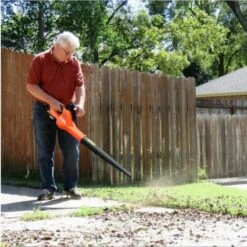 RELAX4LIFE Souffleur De Feuilles 20 V Sans Fil, Souffleur De Poussière Avec Vitesse Du Vent 120 Km/h Et Volume D'air 2,3 M³/ Min, Souffleur à Faible Bruit Avec Batterie 2 Ah, Pour Jardin -Aspirateur souffleur Soldes Magasin 60464730 3