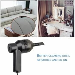 PREMIER Portable USB Aspirateur Souffleur De Poussière Pour Appareil Photo De Clavier D'ordinateur Portable Pour Animaux De Compagnie -Aspirateur souffleur Soldes Magasin 60551469 3