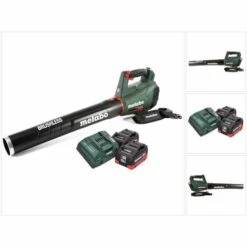 METABO® Metabo LB 18 LTX BL Souffleur De Feuilles Sans Fil 18 V Brushless + 2x Batteries 10,0 Ah + Chargeur