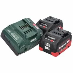 METABO® Metabo LB 18 LTX BL Souffleur De Feuilles Sans Fil 18 V Brushless + 2x Batteries 10,0 Ah + Chargeur -Aspirateur souffleur Soldes Magasin 60906216 4