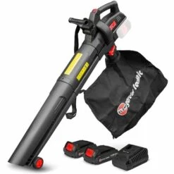 Déchiqueteuse Aspirateur Rechargeable 3en1 2x20 V ELEM Garden Technic