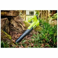 Pack RYOBI Souffleur 18V OnePlus Turbo Jet RY18BLA-0 - 1 Batterie 3.0Ah High Energy - 1 Batterie 5.0Ah - Chargeur Rapide -Aspirateur souffleur Soldes Magasin 61637329 5