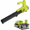Pack RYOBI Souffleur 18V OnePlus Turbo Jet RY18BLA-0 - 1 Batterie 5.0Ah - 1 Chargeur Rapide RC18120-150 2 Pack RYOBI Souffleur 18V OnePlus Turbo Jet RY18BLA-0 - 1 Batterie 5.0Ah - 1 Chargeur Rapide RC18120-150 -Aspirateur souffleur Soldes Magasin 61642395 1
