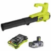 Pack RYOBI Souffleur 18V OnePlus - Turbo Jet RY18BLA-0 - 1 Batterie 3.0Ah High Energy - 1 Chargeur Ultra Rapide -Aspirateur souffleur Soldes Magasin 61643063 1