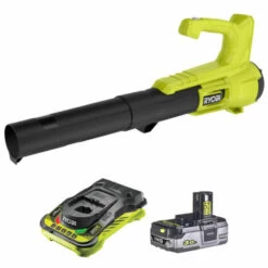 Pack RYOBI Souffleur 18V OnePlus - Turbo Jet RY18BLA-0 - 1 Batterie 3.0Ah High Energy - 1 Chargeur Ultra Rapide