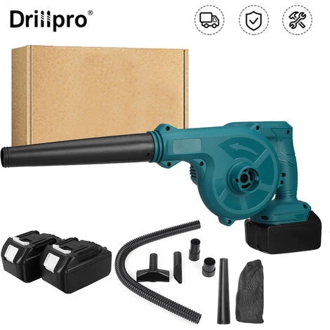 TIGA 2 En 1 Souffleur Aspirateur Sans Fil BRAVOBRO 900W 18000RPM 18V 2 Batteriess Bleu 3 TIGA 2 En 1 Souffleur Aspirateur Sans Fil BRAVOBRO 900W 18000RPM 18V 2 Batteriess Bleu