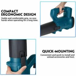 TIGA Souffleur Sans Fil Sur Batterie Wolike 2500W 18V 2 Batteriess Bleu -Aspirateur souffleur Soldes Magasin 63859804 5