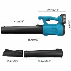 TIGA Souffleur Sans Fil Sur Batterie Wolike 6 Vitesses 21V 2500W 2 Batteries -Aspirateur souffleur Soldes Magasin 63859895 5