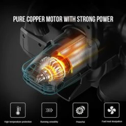 BDD Souffleur De Feuilles électrique Portable, Aspirateur De Feuilles Domestique, Ventilateur Et Ventilateur D'aspiration -Aspirateur souffleur Soldes Magasin 65373393 3