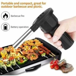 BDD Camping En Plein Air Souffleur électrique Barbecue Portable Sèche-cheveux Feu Outil 9 BDD Camping En Plein Air Souffleur électrique Barbecue Portable Sèche-cheveux Feu Outil -Aspirateur souffleur Soldes Magasin 65375369 3