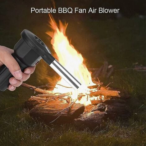 BDD Camping En Plein Air Souffleur électrique Barbecue Portable Sèche-cheveux Feu Outil 6 BDD Camping En Plein Air Souffleur électrique Barbecue Portable Sèche-cheveux Feu Outil – Image 4