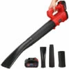 MAGICFOX Souffleur à Feuilles Sans Fil - 21V Souffleur à Batterie, 180km/h 18000/min, Batterie 5.0Ah, Souffleur Feuilles Mortes 6 Vitesses -Aspirateur souffleur Soldes Magasin 65747115 1
