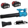 MAGICFOX Souffleur à Feuilles Sans Fil - 2 Batteries, Réglages à 5 Vitesses, Installation Rapide Et Conception De Tube à 2 Sections -Aspirateur souffleur Soldes Magasin 65747139 1