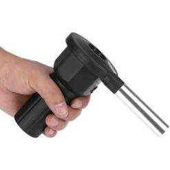 OUSUDELA Souffleur Barbecue - Ventilateur De Barbecue Electrique Portable Pour Camping En Plein Air BBQ Noir -Aspirateur souffleur Soldes Magasin 65796418 4