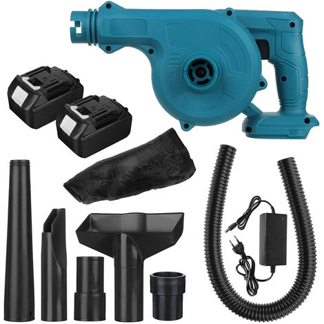 VIOLEWORKS 2 En 1 Souffleur Aspirateur Sans Fil Bleu 3.6m3/min Avec 2 Batteries 7 VIOLEWORKS 2 En 1 Souffleur Aspirateur Sans Fil Bleu 3.6m3/min Avec 2 Batteries – Image 5