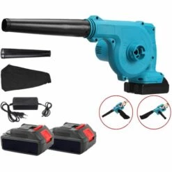 INSMA 2 En 1 Souffleur Aspirateur Sans Fil Bleu 2.8m3/min 19800mAh Avec 2 Batteries -Aspirateur souffleur Soldes Magasin 66342795 3