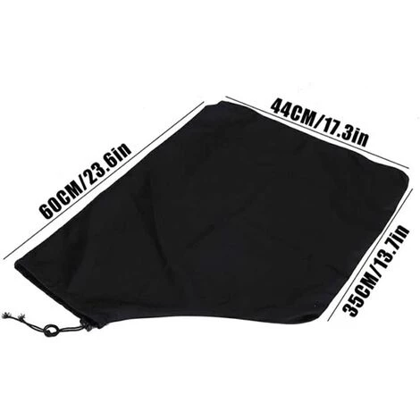 Sac Pour Aspirateur Souffleur De Feuilles Sac De Ramassage De Feuilles Tombées De Jardin En Polyester Sac Pour Souffleur De Feuilles Sac Aspirateur Broyeur (noir) ——Adélala 4 Sac Pour Aspirateur Souffleur De Feuilles Sac De Ramassage De Feuilles Tombées De Jardin En Polyester Sac Pour Souffleur De Feuilles Sac Aspirateur Broyeur (noir) ——Adélala – Image 2