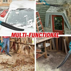 Souffleur De Feuilles Sans Fil Onevan 8.8m³/min 4500W - 6 Vitesses - Convient Pour Makita Batterie - Avec 2 Batterie + 1 Chargeur -Aspirateur souffleur Soldes Magasin 66826883 5