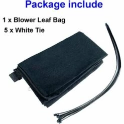 DKSFJKL Aspirateur à Sac Souffleur De Feuilles Avec Fermeture éclair Et Bandoulière, Sac D'aspirateur De Rechange Pour Souffleur à Feuilles Pour Râteau Et Souffleur à Feuilles(Noir) -Aspirateur souffleur Soldes Magasin 67382717 3