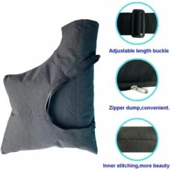 DKSFJKL Aspirateur à Sac Souffleur De Feuilles Avec Fermeture éclair Et Bandoulière, Sac D'aspirateur De Rechange Pour Souffleur à Feuilles Pour Râteau Et Souffleur à Feuilles(Noir) -Aspirateur souffleur Soldes Magasin 67382717 5