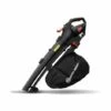 HELIOTRADE Aspirateur Souffleur Broyeur De Feuilles 3000W Avec Sac 35 L -Aspirateur souffleur Soldes Magasin 8505628 1